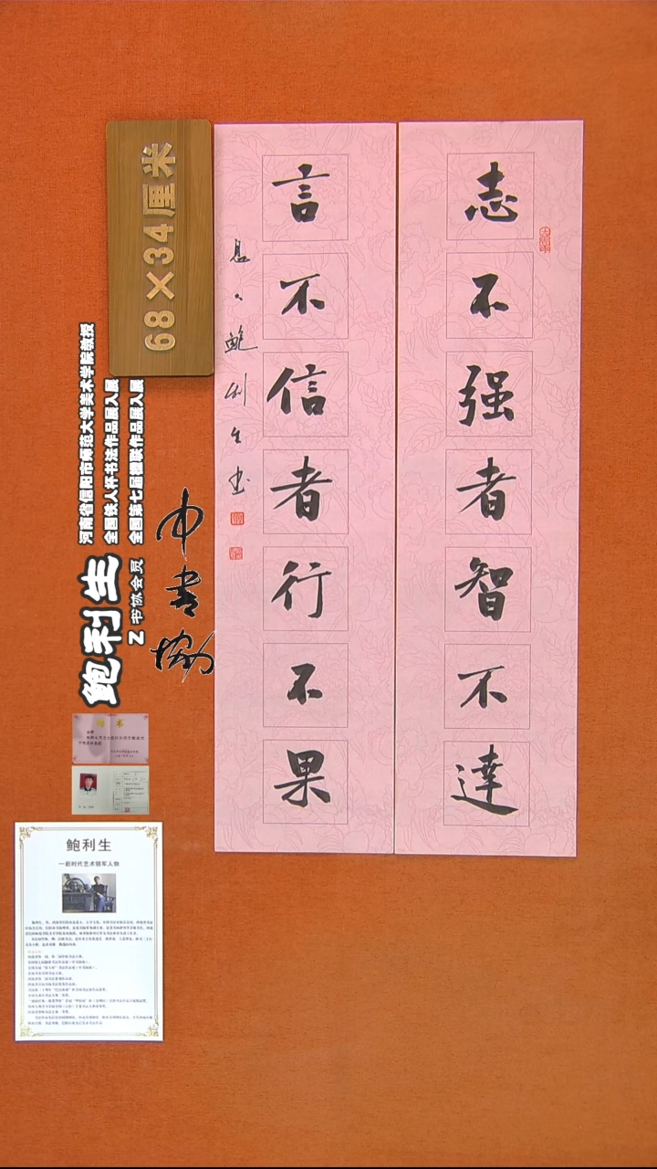 【闪购商品】书法433鲍利生书法作品