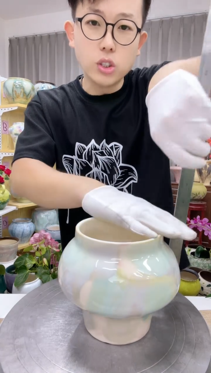 8-3直播间精选高温陶瓷花盆