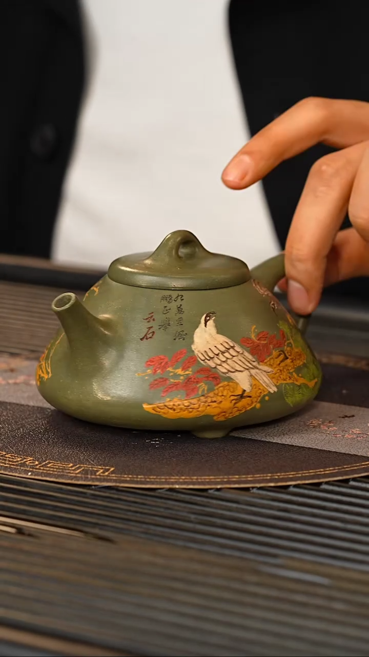 【闪购商品】ZST 豆青泥 子冶石瓢   