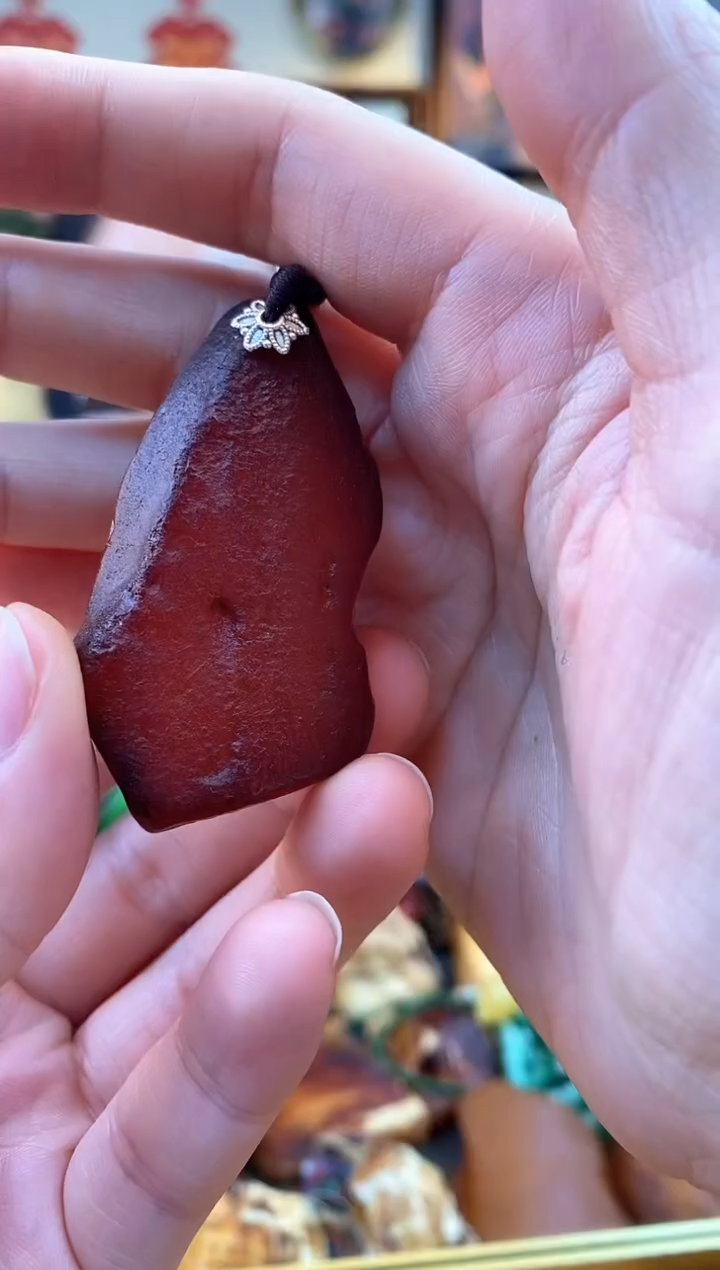 【闪购商品】琥珀颈饰未镶嵌吊坠