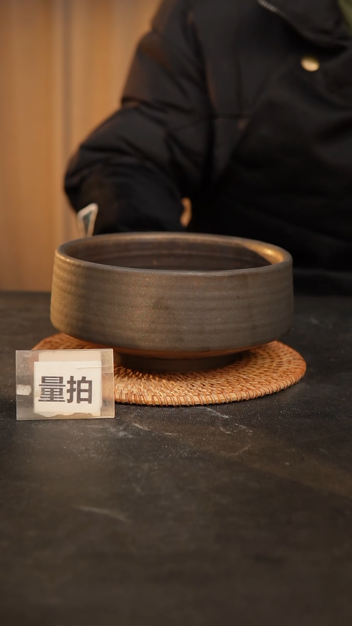 【闪购商品】瓷片泥泥手工花盆口15高8