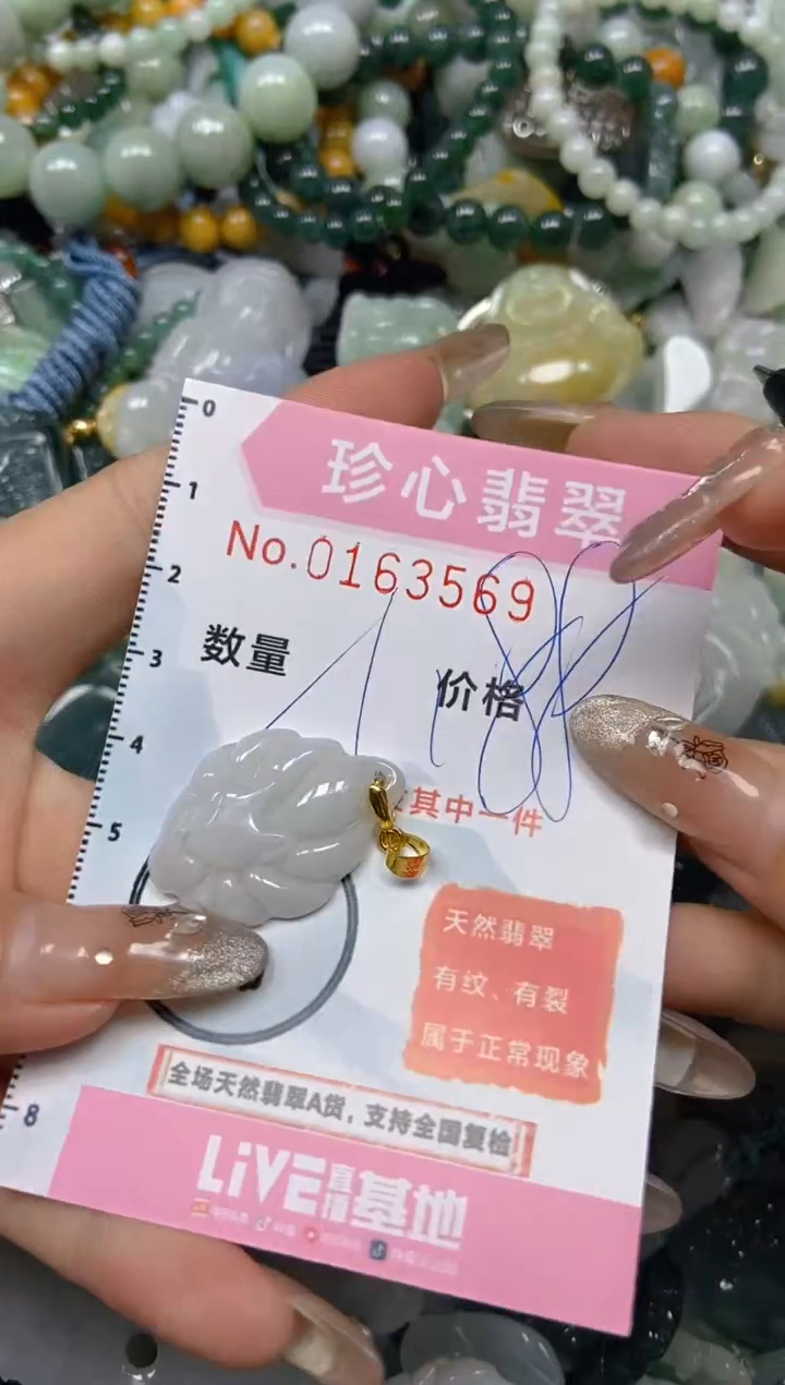 【闪购商品】翡翠颈饰未镶嵌闪购0163569多样性发其一