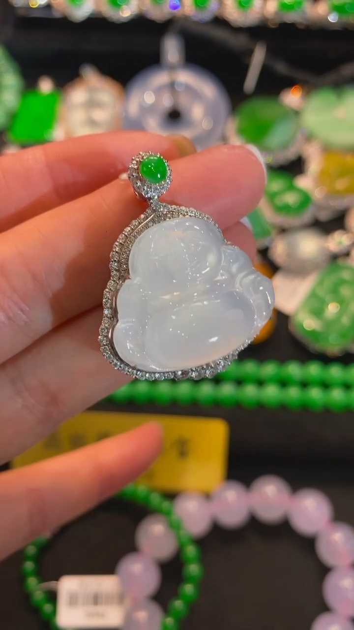 【闪购商品】翡翠颈饰未镶嵌佛公