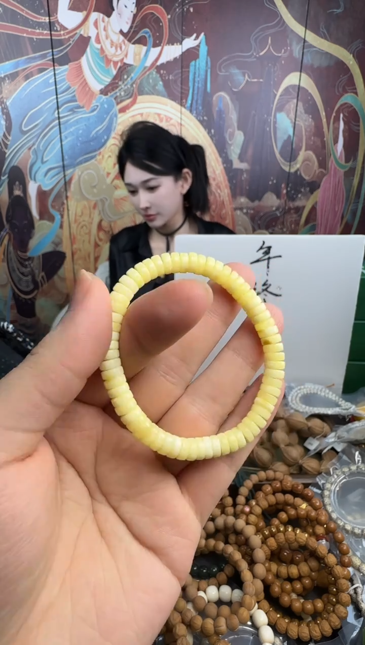 吊坠白玉菩提蜡---66号