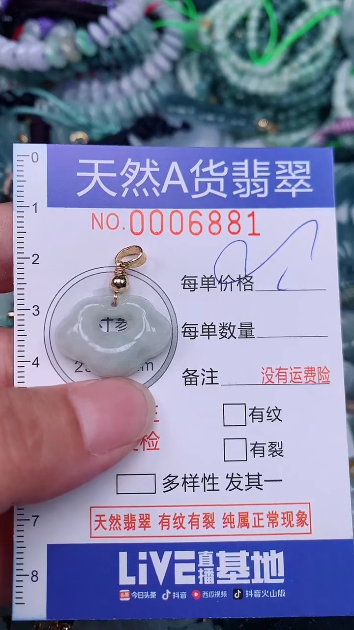 翡翠未镶嵌颈饰...0006881