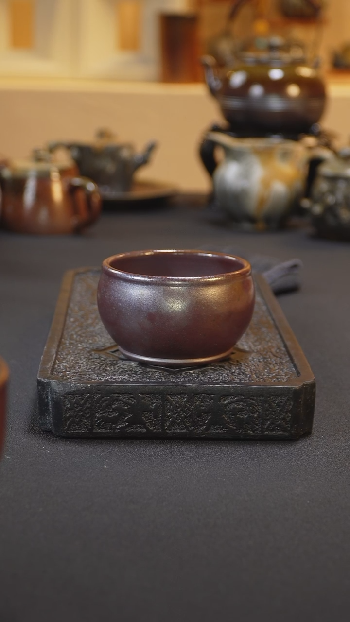 紫砂柴烧纯自然柴烧