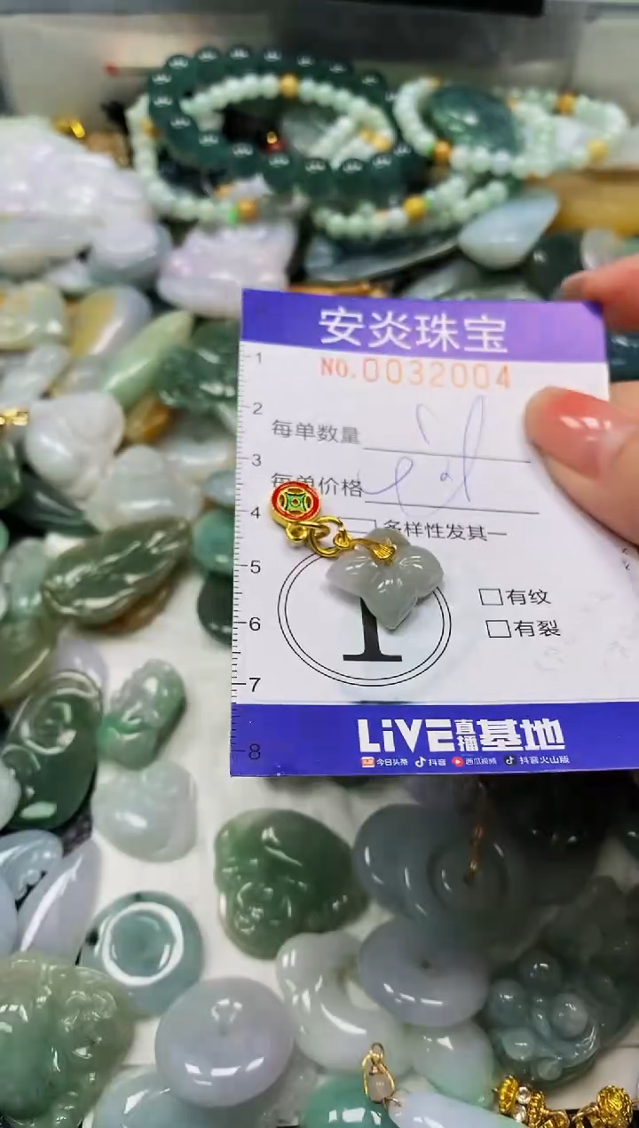 颈饰未镶嵌翡翠闪购0032004