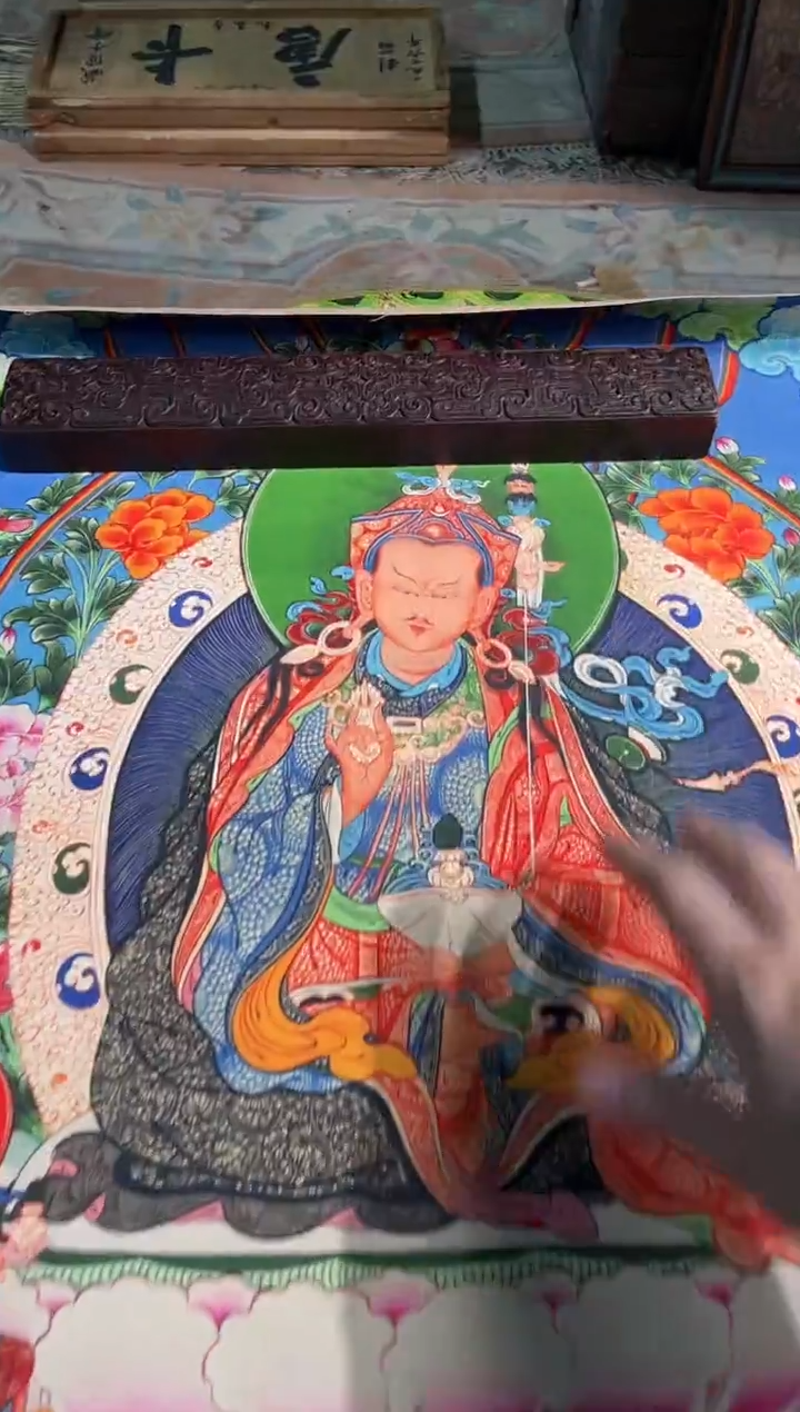 卷轴画天天的唐卡tk160