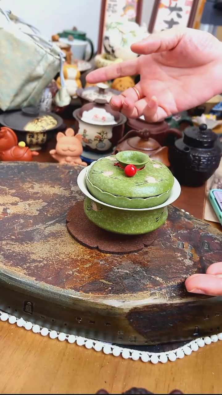   【茶瓷物语】盖碗配杯子