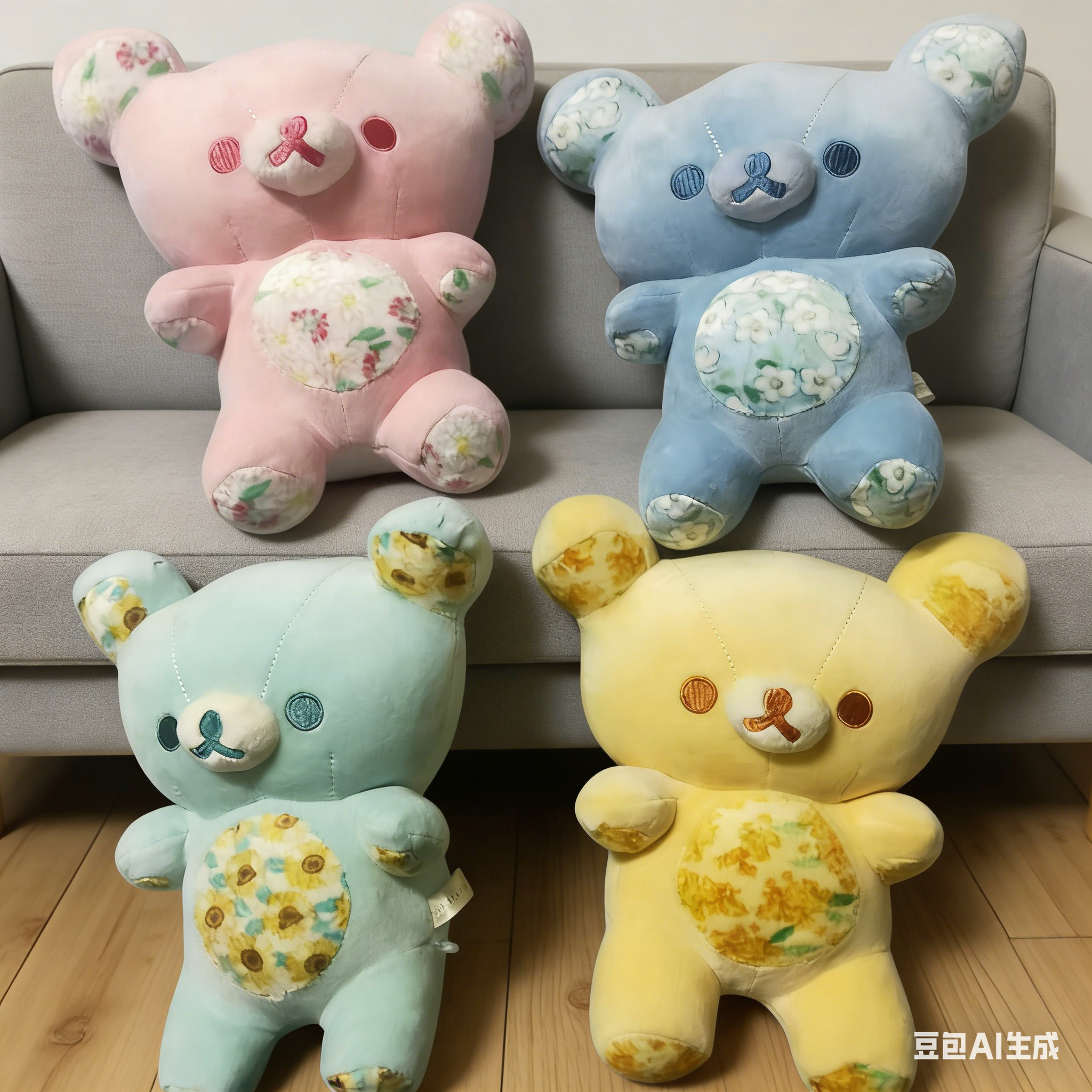 四季轻松熊系列玩偶公仔春夏秋冬银座限定生日礼物