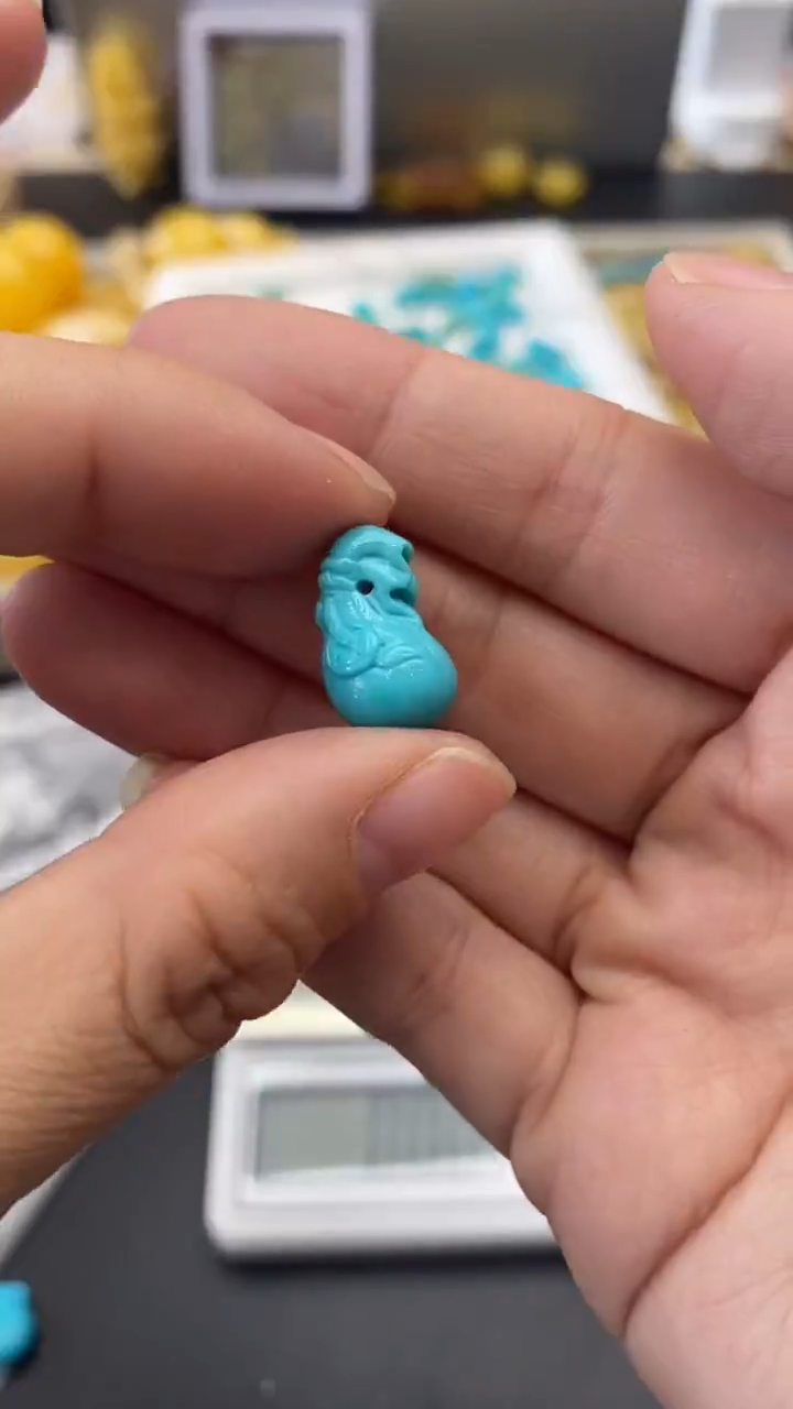 未镶嵌绿松石珠宝奇石844