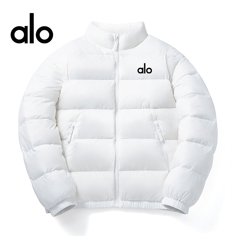 alo冬季保暖羽绒服外套加厚立领时尚百搭加厚御寒防风羽绒服外套