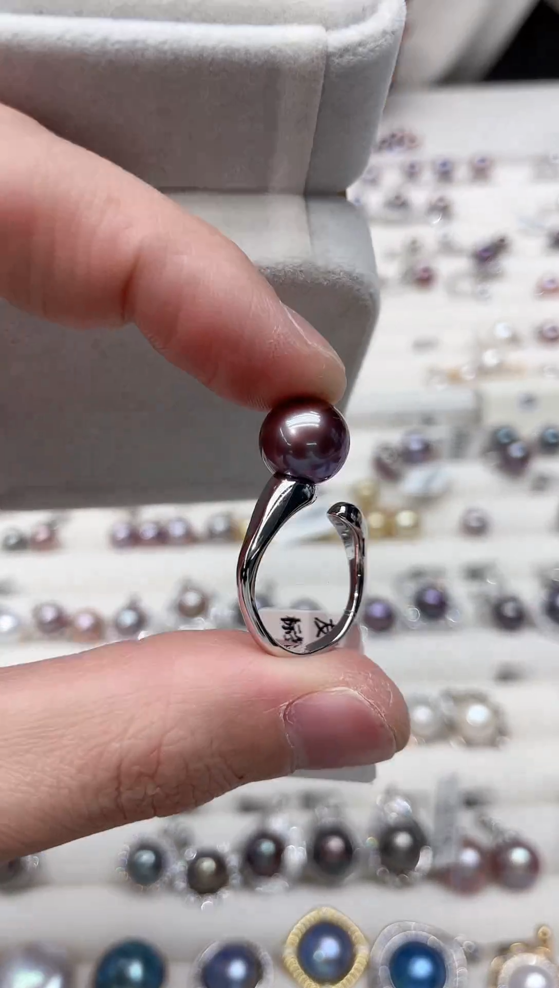 【闪购商品】淡水珍珠戒指银S925镶嵌戒指