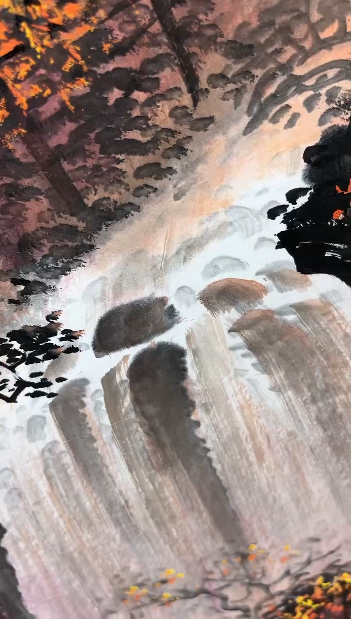 【闪购商品】国画郑乐华绘画手绘作品14-48