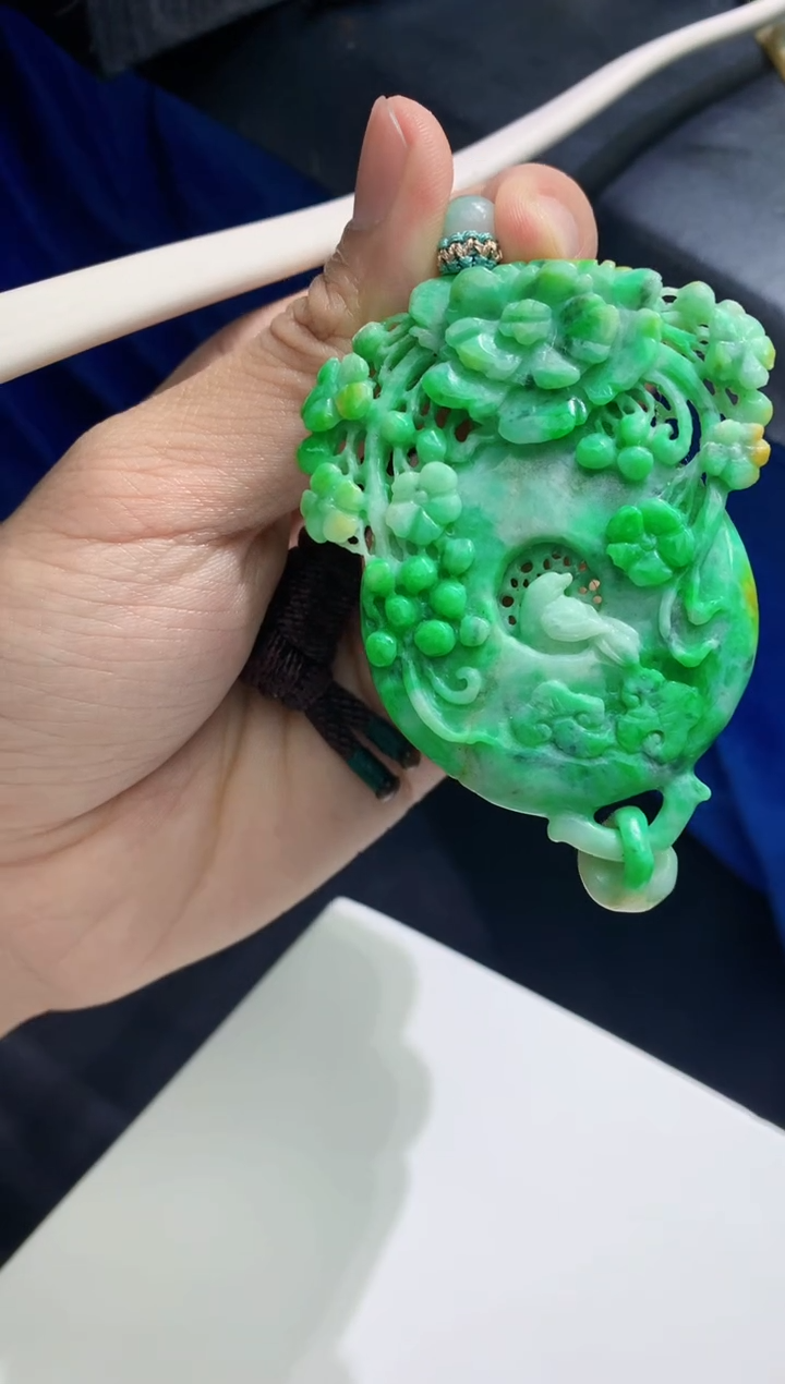 颈饰未镶嵌翡翠翡翠天然缅甸a货翡翠