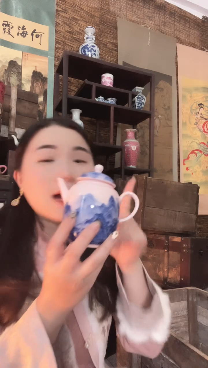 陶景德镇陶瓷摆件J370