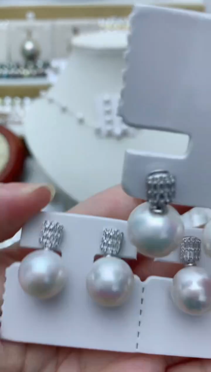 【闪购商品】淡水珍珠耳饰银S925镶嵌e22 多样性发其一