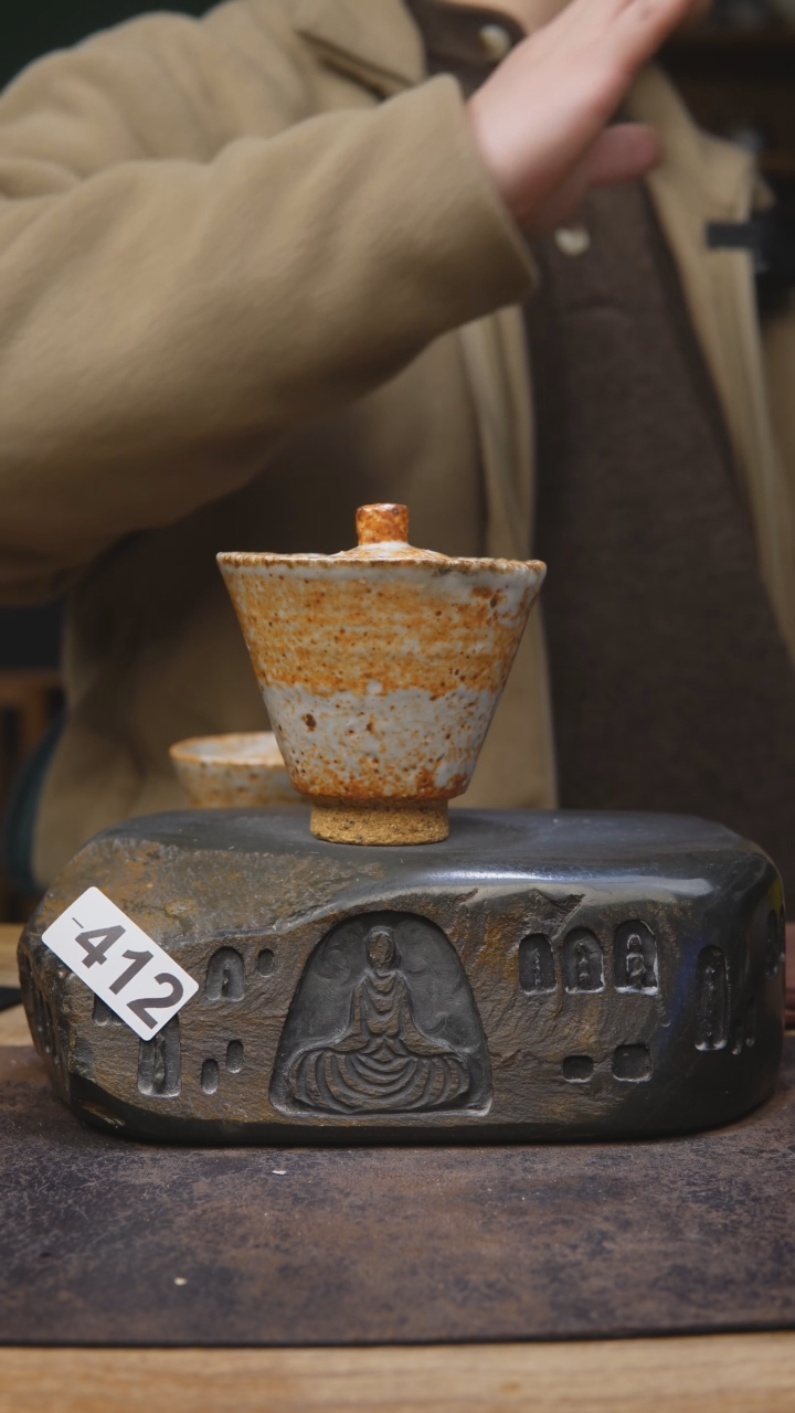 【闪购商品】甘石福利手工盖碗412