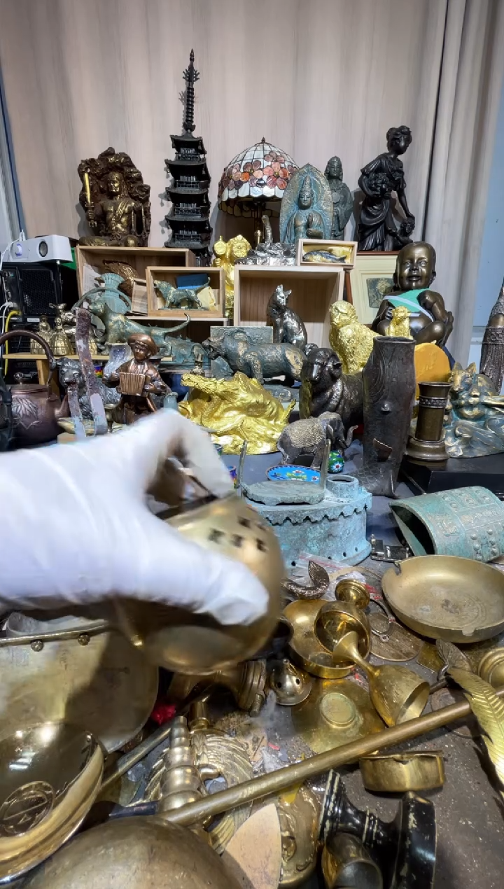 大阪回流铜器摆件226