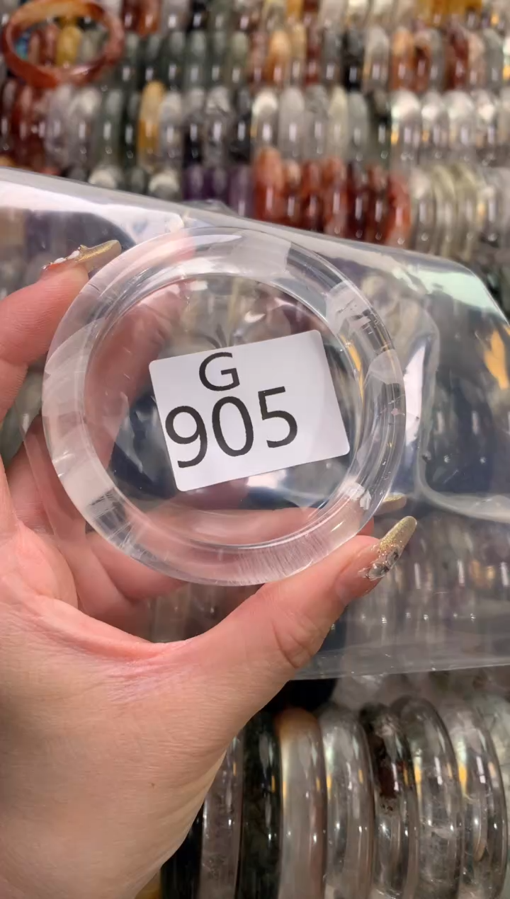 【闪购商品】紫晶水晶手镯未镶嵌905-60