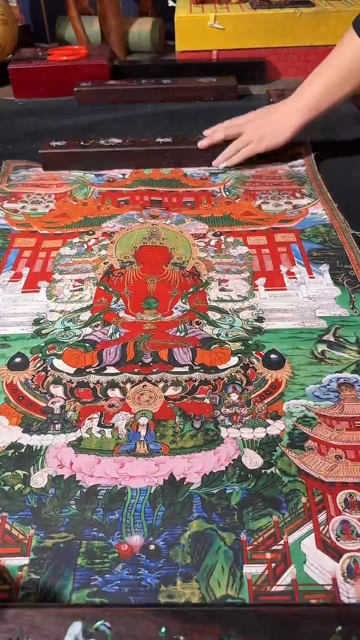 卷轴画藏式珍藏彩绘艺术馆98