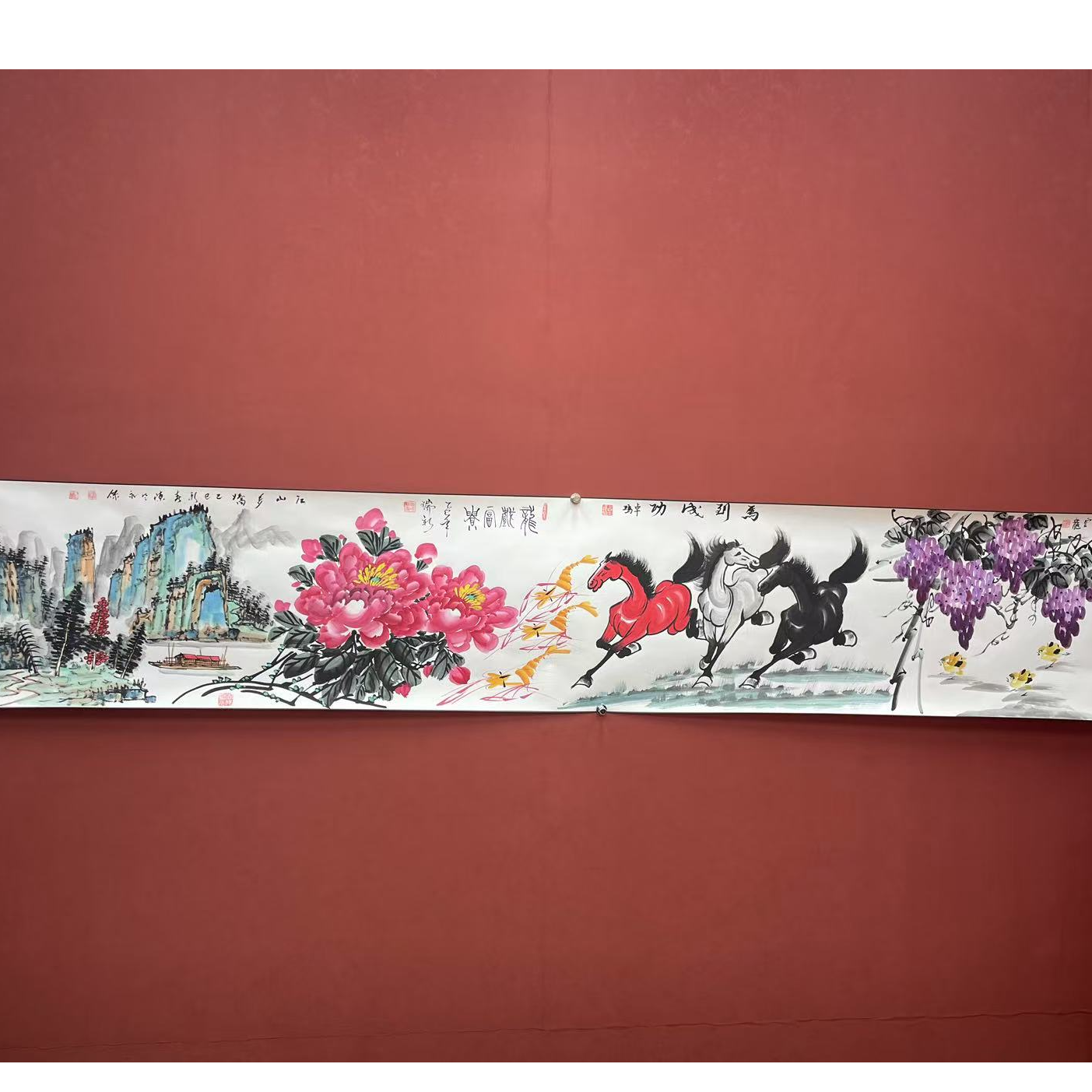 谢瑞新+云龙+卓玛+陈永杰合作作品《翰墨珍藏》