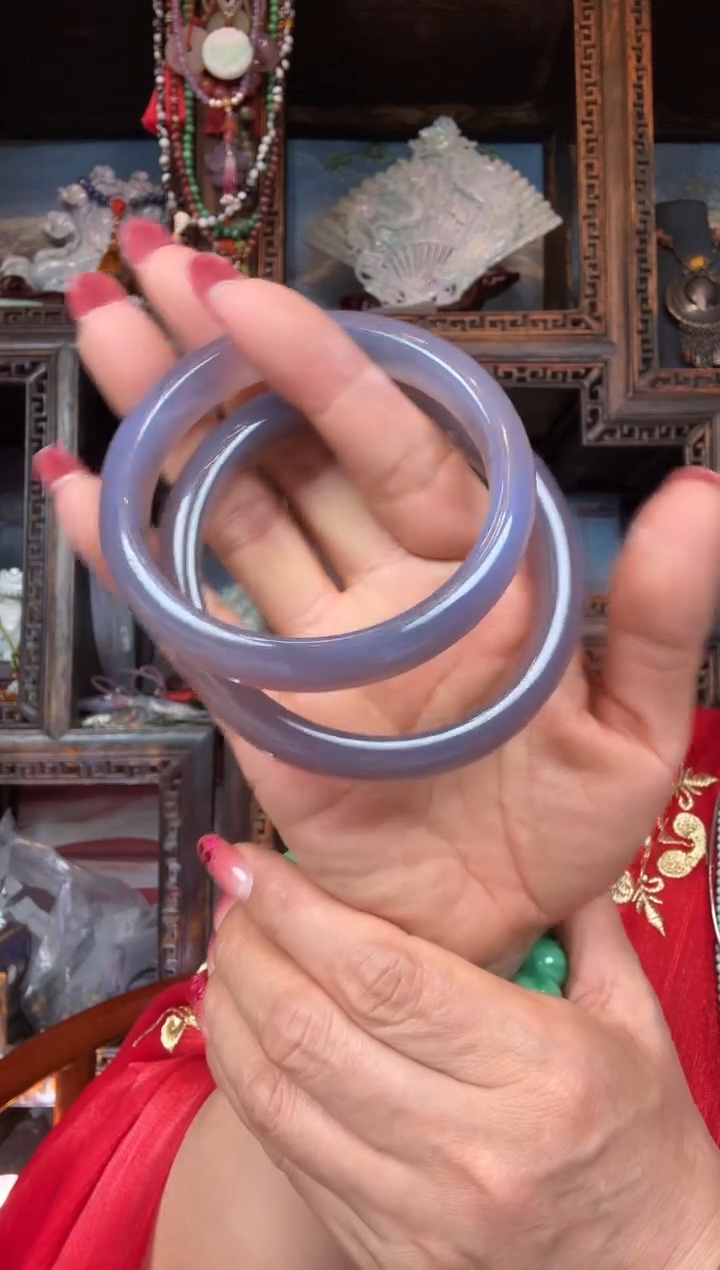 【闪购商品】玛瑙/玉髓手镯未镶嵌天然玉髓宽条平安镯-多样性发一