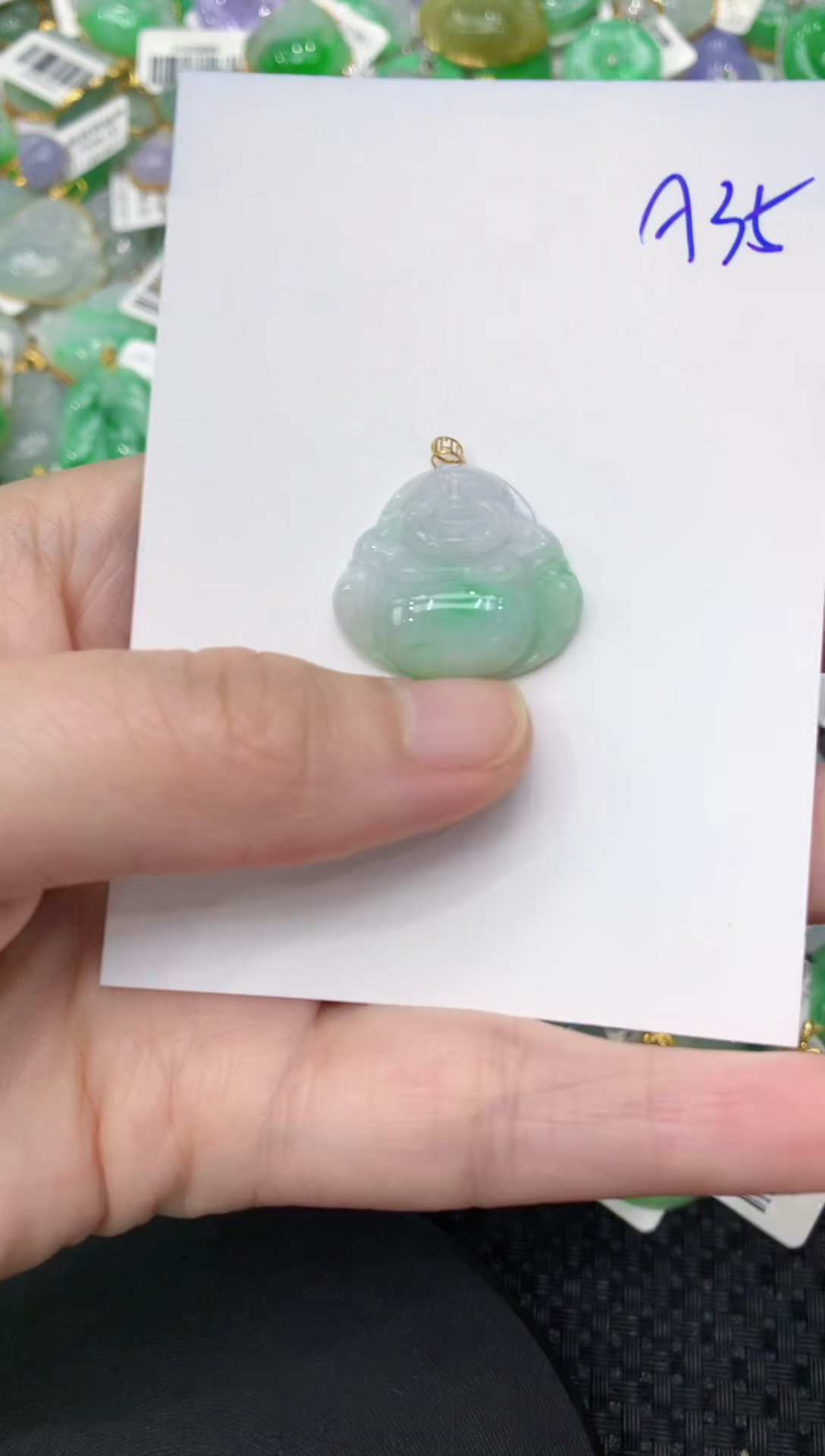 【闪购商品】翡翠颈饰18K金镶嵌11111111111