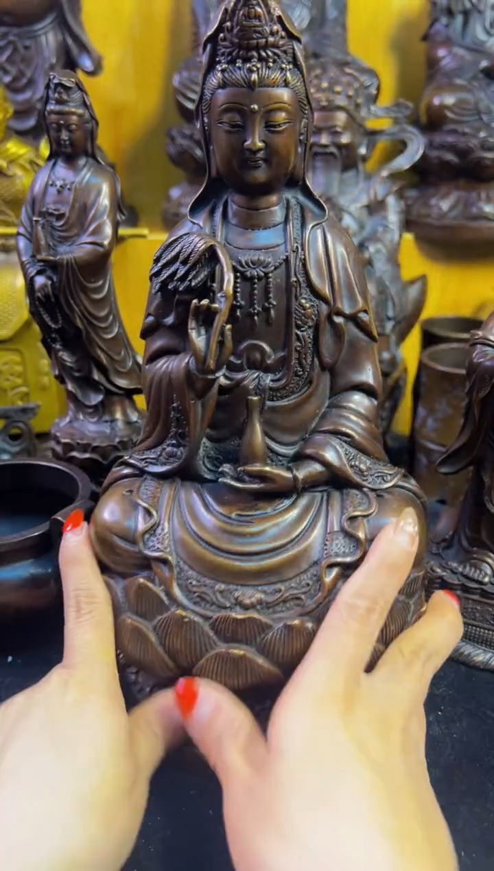 【闪购商品】1案台摆件 物品摆件 柳枝观音