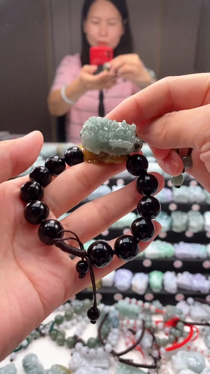 未镶嵌手链翡翠霸王貔貅手串