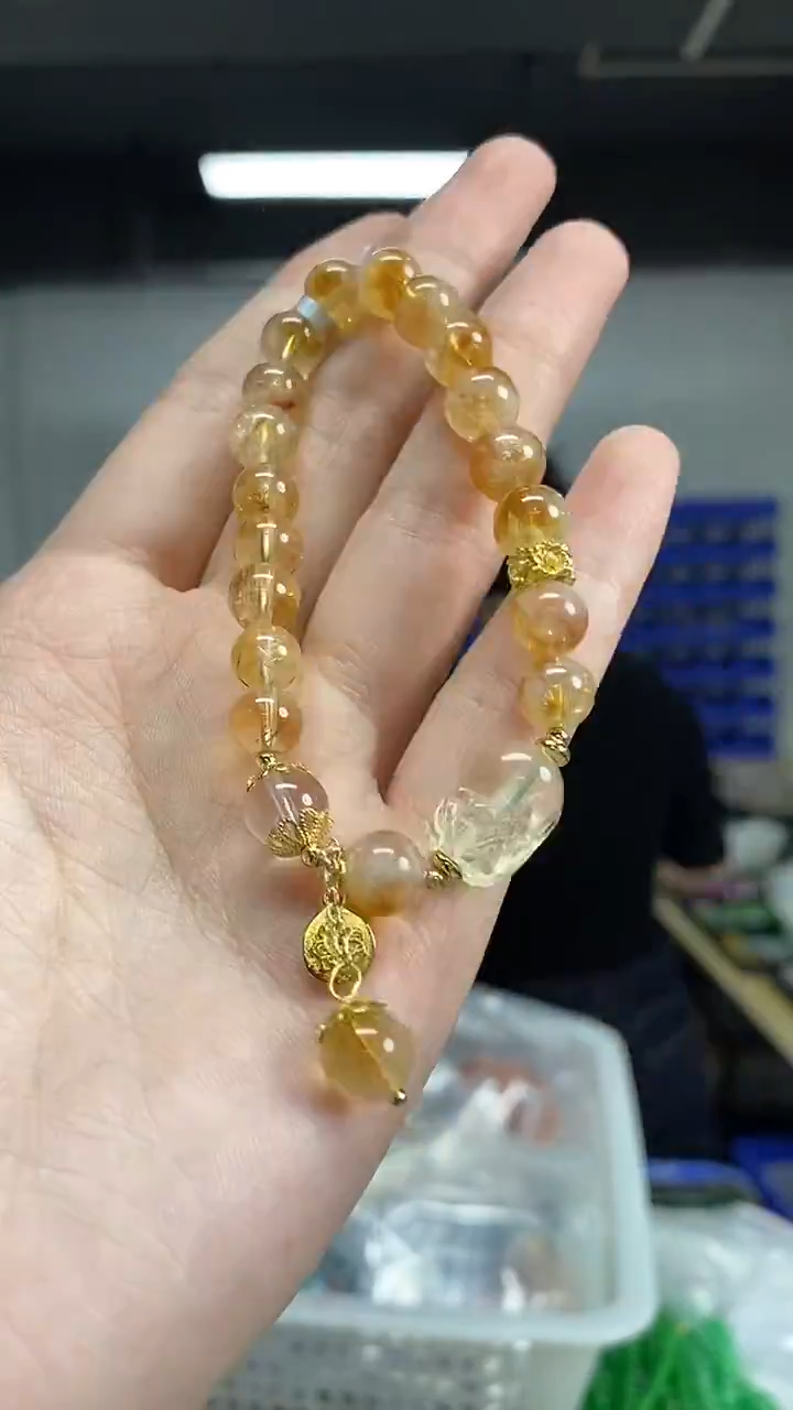 未镶嵌手链水晶多样性发其一颜色微差