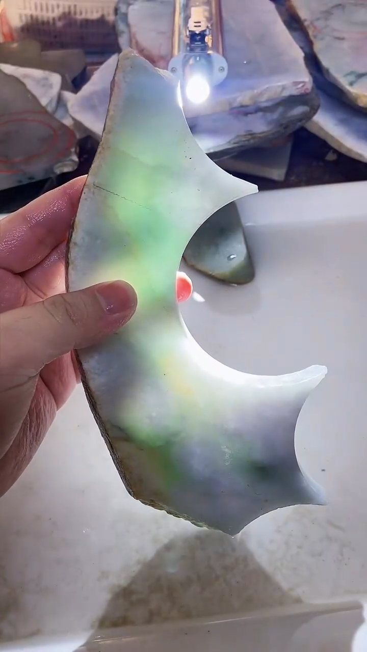 【闪购商品】翡翠未镶嵌颈饰0韩0翡翠珠186