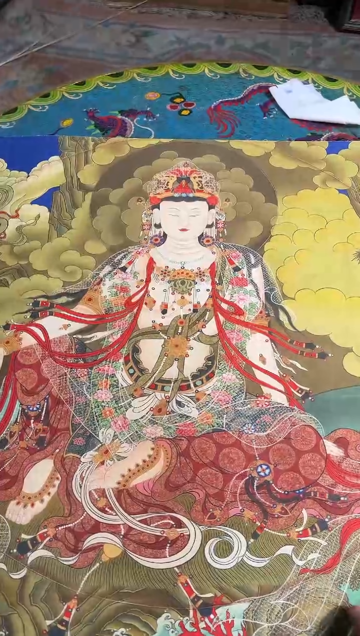 卷轴画东东唐卡tk16