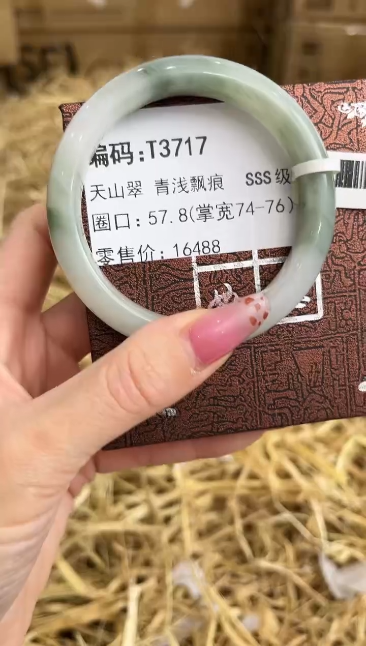 未镶嵌手镯石英质玉T3717
