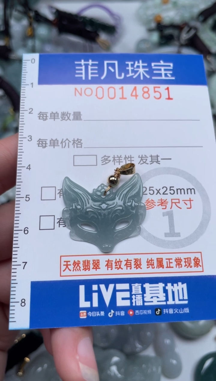颈饰未镶嵌翡翠14851