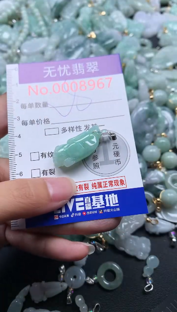 颈饰未镶嵌翡翠8967