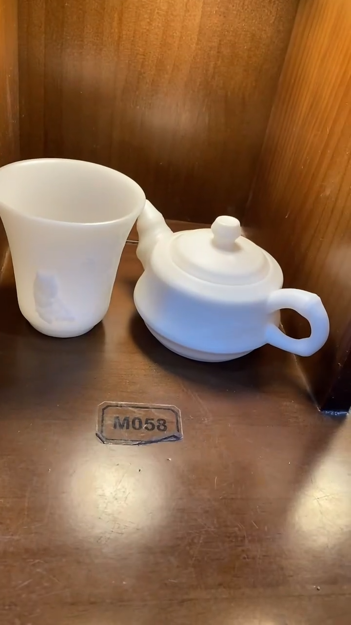 瓷片壶+熊猫杯@@@