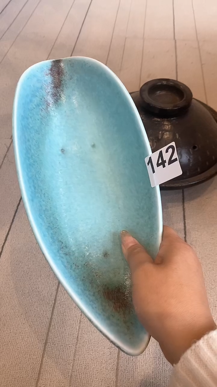 【闪购商品】碗142三足点心长条碟