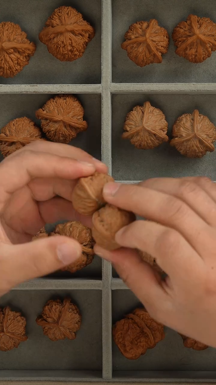 把件文玩核桃h**i定向一对36铁锤妹妹