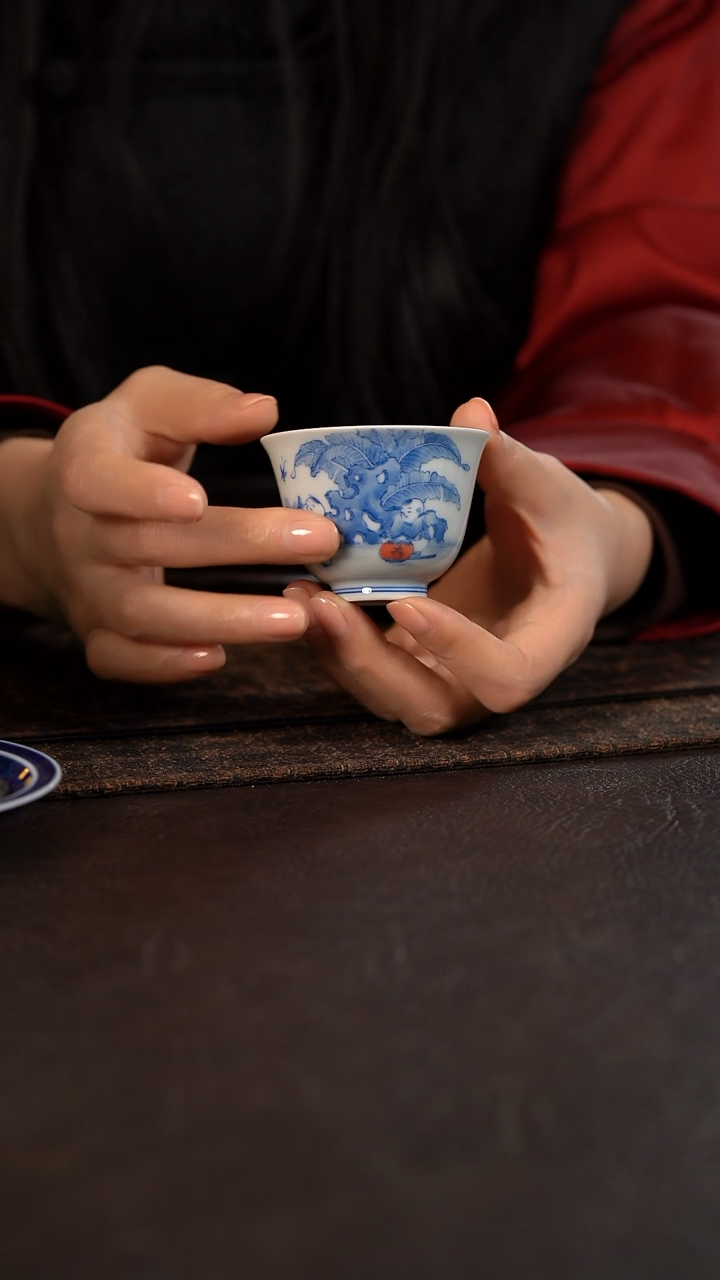 【闪购商品】杯君心福利聚澜堂童子铃铛闻香杯