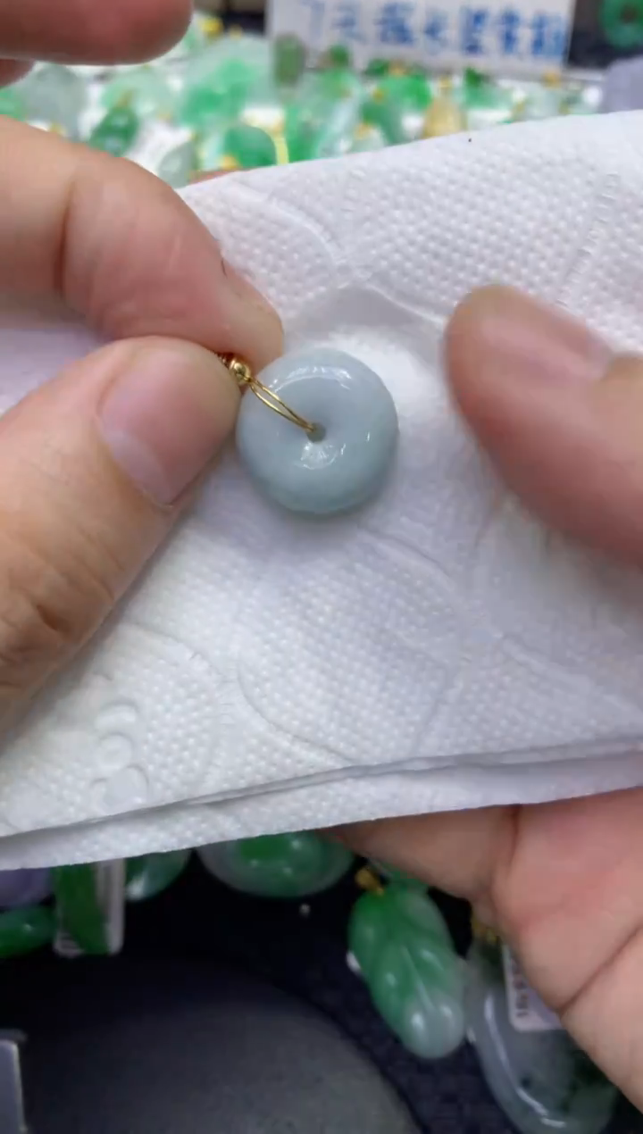 颈饰未镶嵌翡翠天然缅甸A货翡翠