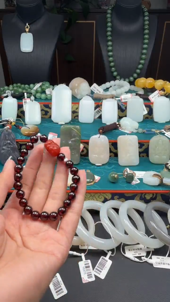 手串未镶嵌石榴石f134手串多样性发其一