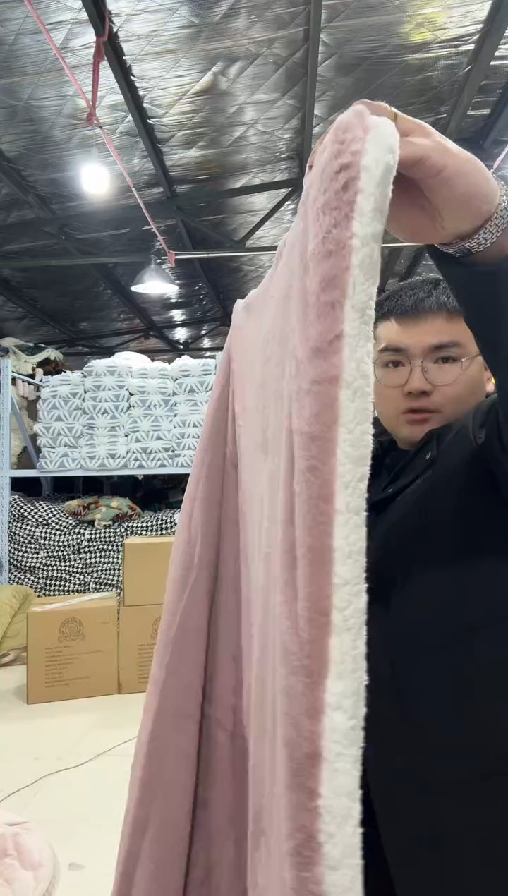 兔毛【1.5*2米加厚被子】外贸原单毛毯底价拼手速