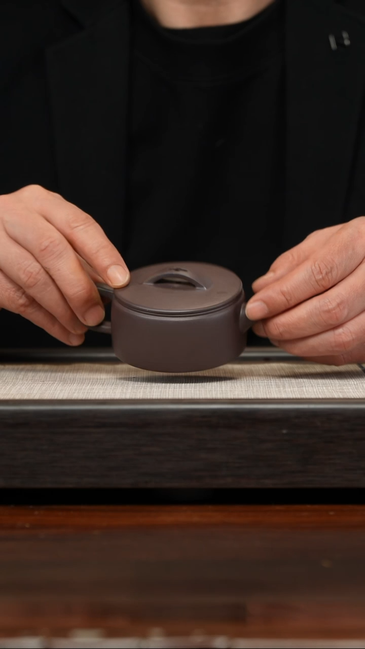 【闪购商品】紫砂茶壶四底汉瓦140cc