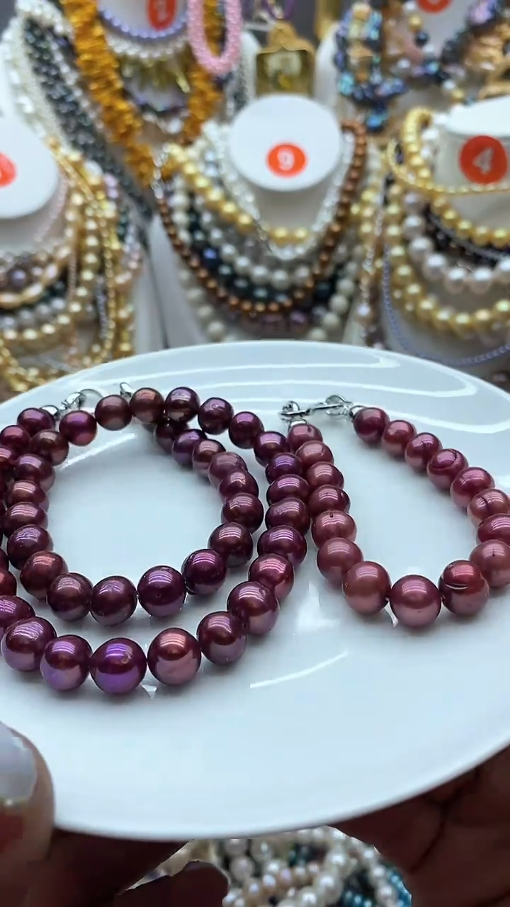 淡水珍珠未镶嵌颈饰1