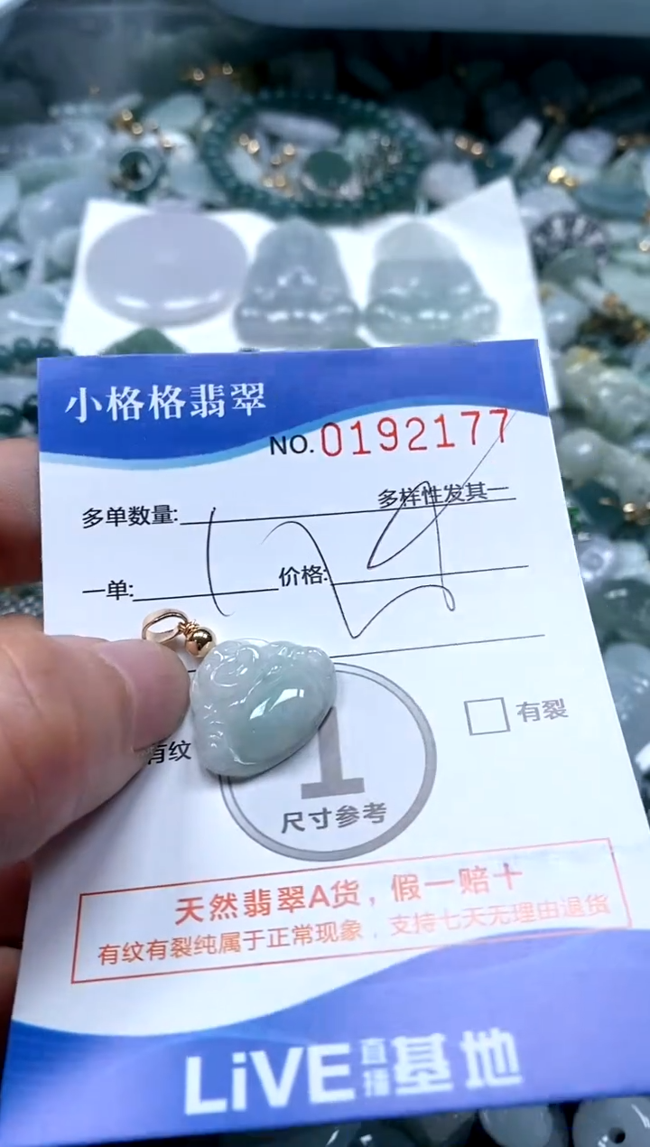 【闪购商品】翡翠颈饰未镶嵌闪购商品0192177