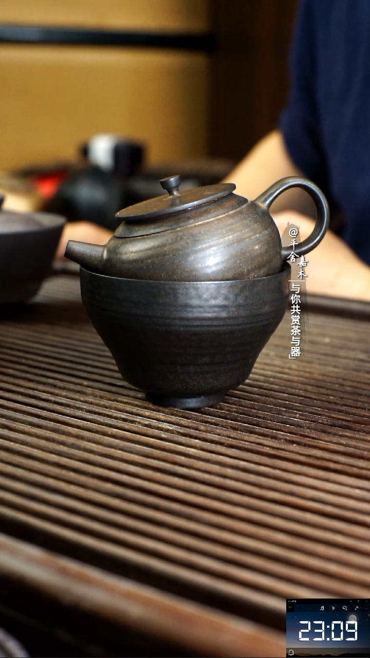 细陶泥不锔钉茶壶送大号主人杯