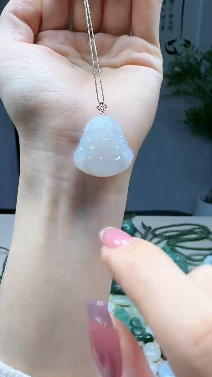 吊坠(不含链)18K金镶嵌和田玉1