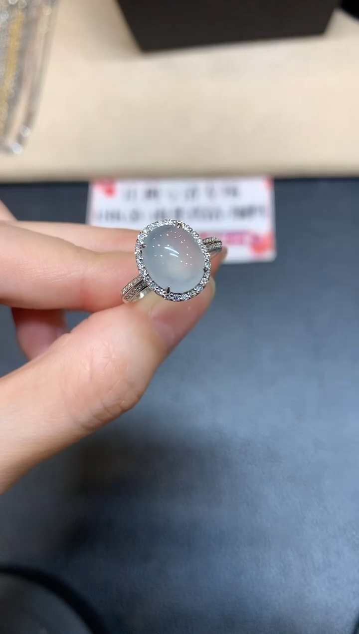 【闪购商品】翡翠戒指18K金镶嵌【无鉴赏期