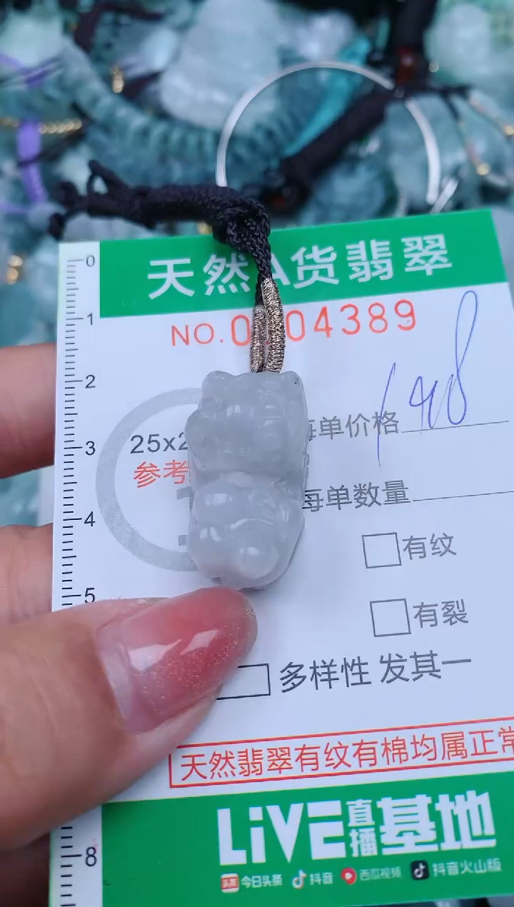 【闪购商品】翡翠颈饰未镶嵌.0004389